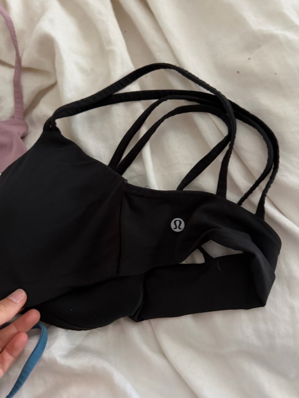 lululemon athletica Black Multi-Strap Sports Bra